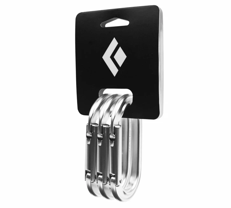 Black Diamond Oval Keylock 3 Pack Slot 1 Black Diamond Oval Keylock 3 Pack Slot